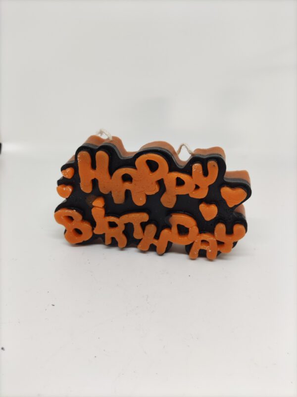 Kaars - Happy birthday