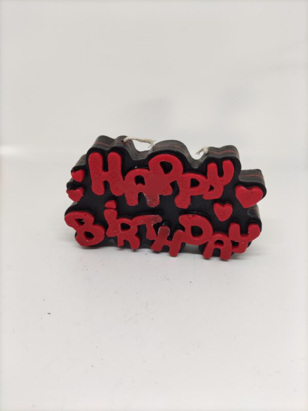 Kaars - Happy birthday