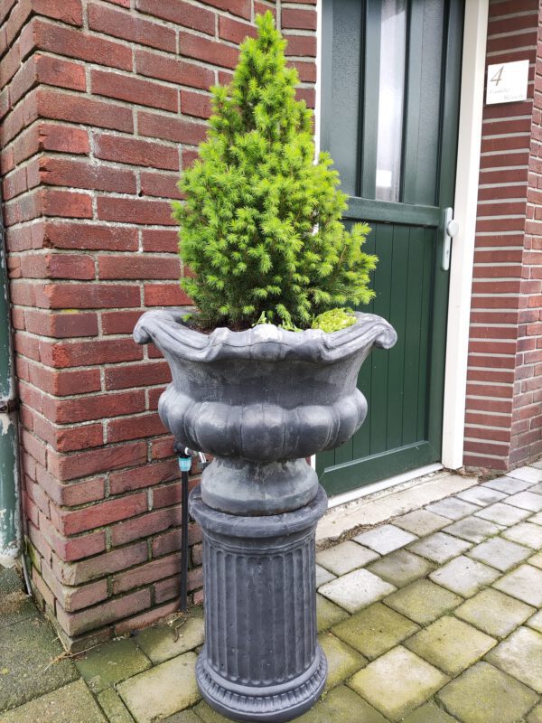Bloempot met sokkel model 4 - set