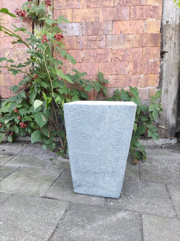 Bloempot - vierkant - laag model