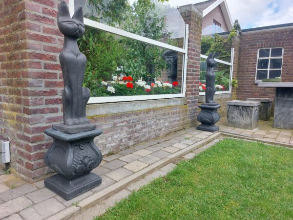 Katten - modern - set - met sokkel model 3