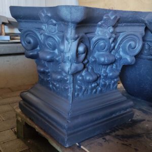 Bloempot vierkant - Barok