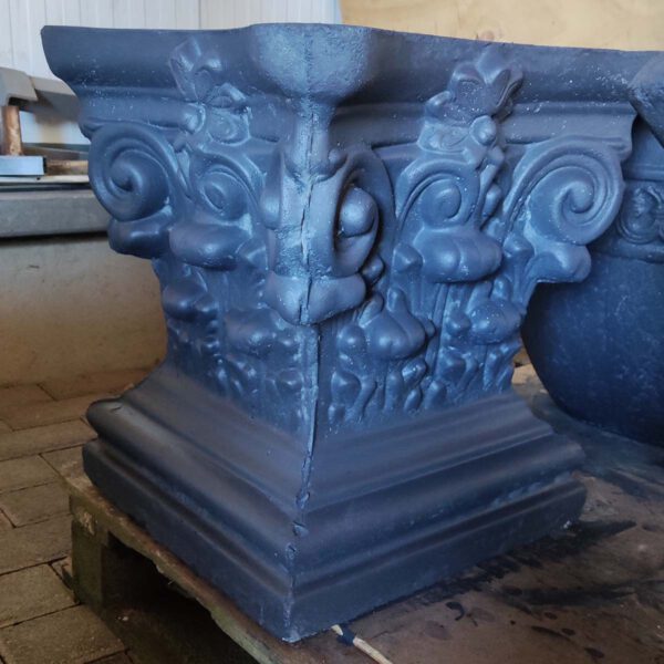 Bloempot vierkant - Barok