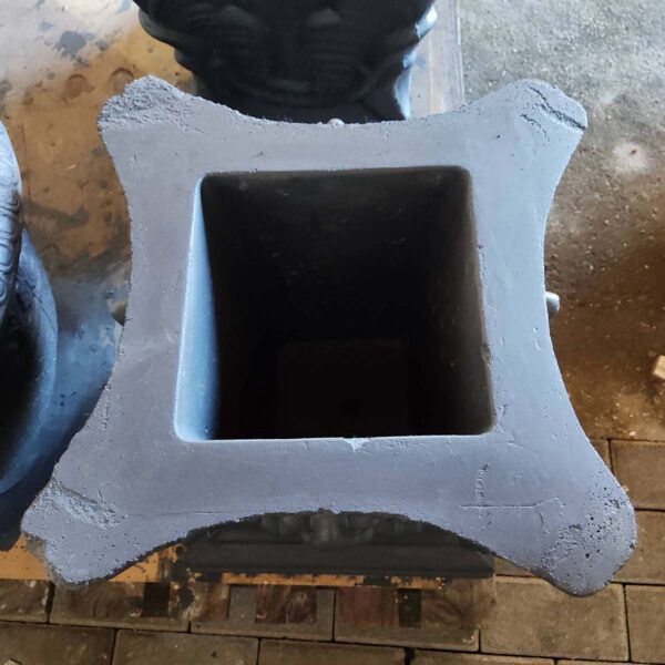 Bloempot vierkant - Barok